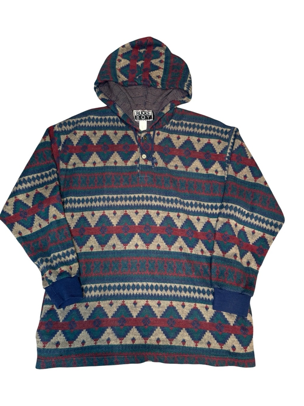 ✨ Vintage Bugle Boy Southwestern Aztec Hoodie ✨